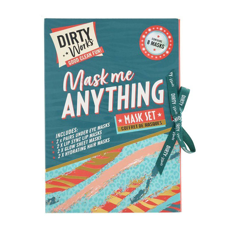 Подарунковий набір для волосся та обличчя Dirty Works Mask Me Anything, 8 предметів